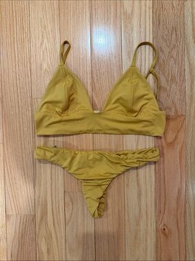 Gooseberry Triangle Top and Thong Bikini Bottom